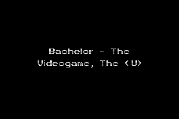 Bachelor - The Videogame, The (U)