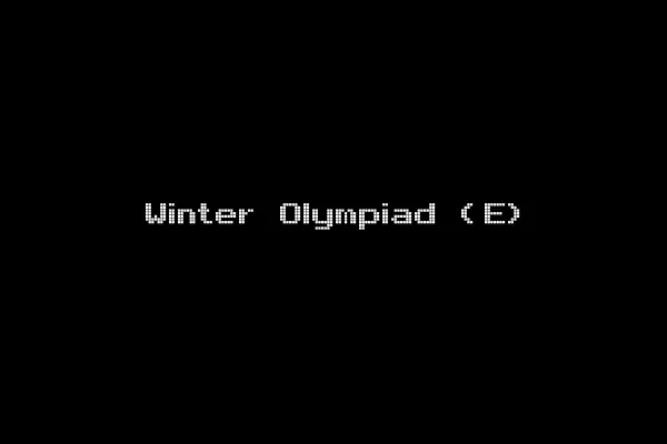 Winter Olympiad (E)