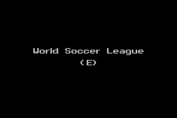 World Soccer League (E)