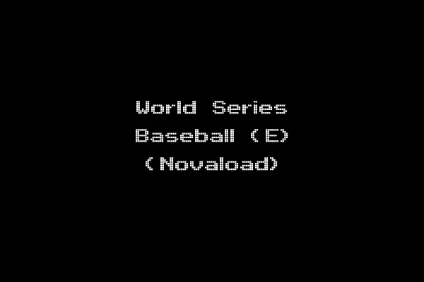 World Series Baseball (E) (Novaload)