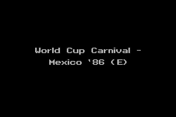 World Cup Carnival - Mexico '86 (E)