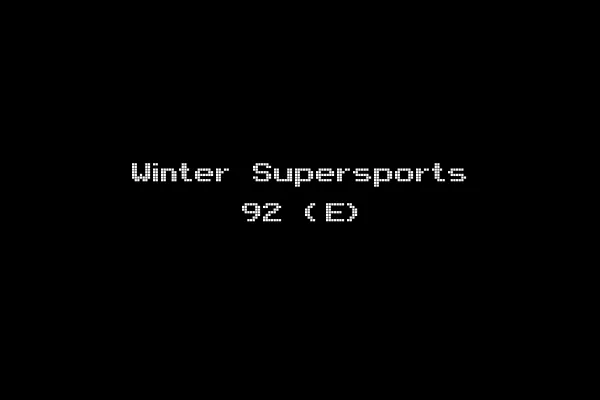 Winter Supersports 92 (E)