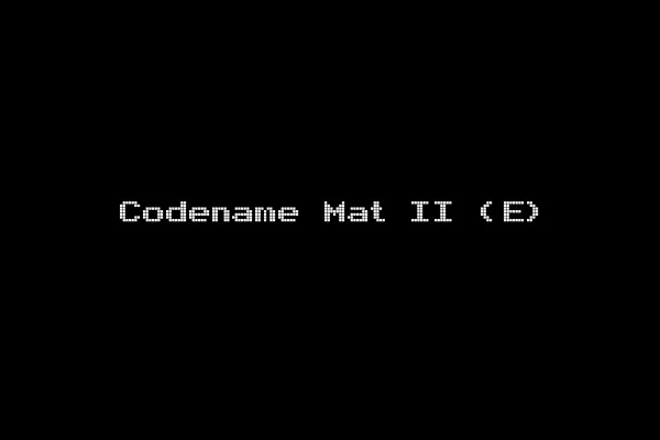Codename Mat II (E)