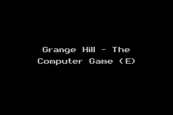 Grange Hill - The Computer Game (E)