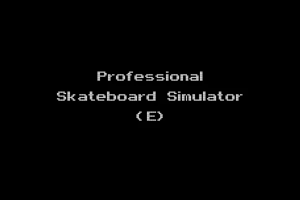 Professional Skateboard Simulator (E)