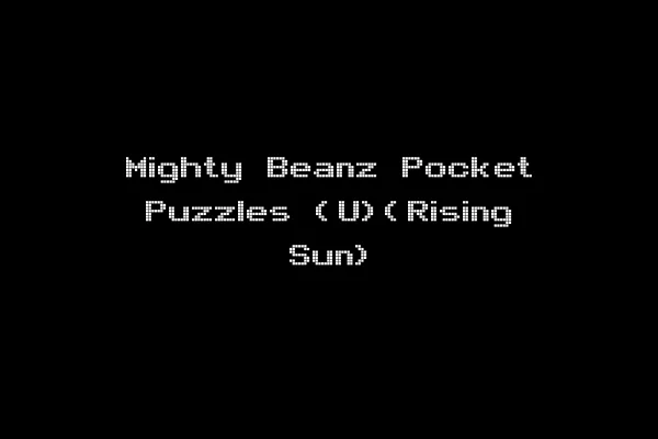 Mighty Beanz Pocket Puzzles (U)(Rising Sun)