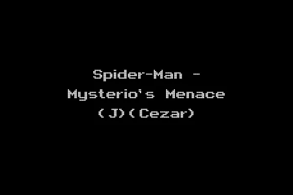 Spider-Man - Mysterio's Menace (J)(Cezar)