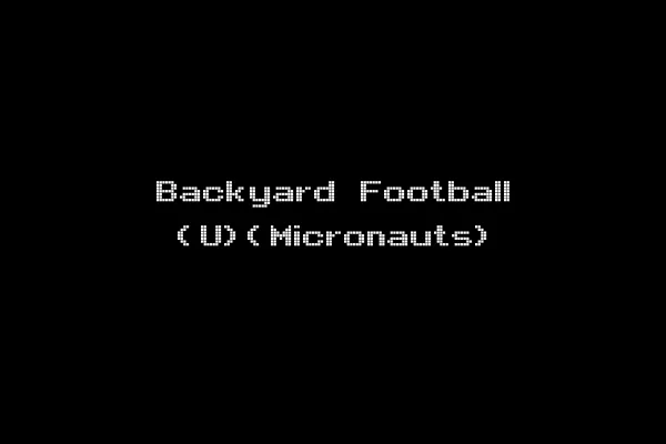 Backyard Football (U)(Micronauts)