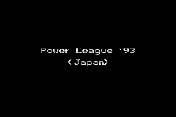 Power League '93 (Japan)