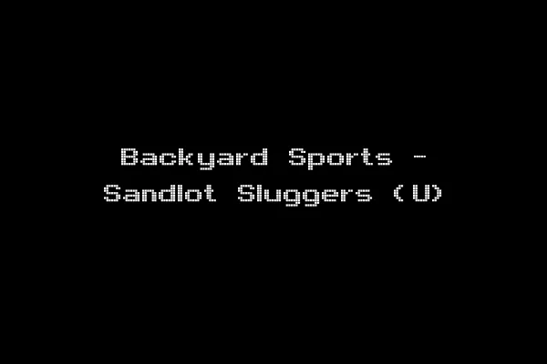 Backyard Sports - Sandlot Sluggers (U)