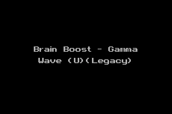 Brain Boost - Gamma Wave (U)(Legacy)