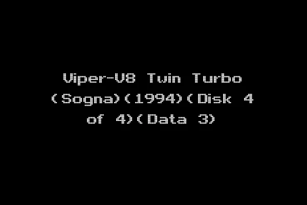 Viper-V8 Twin Turbo (Sogna)(1994)(Disk 4 of 4)(Data 3)