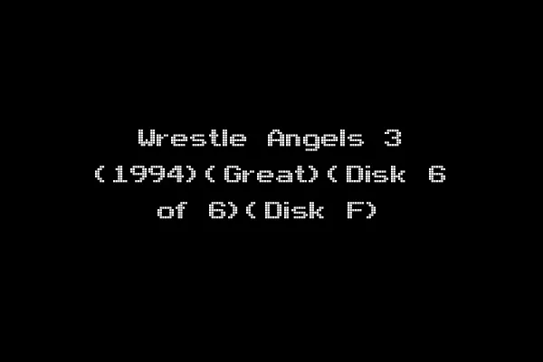 Wrestle Angels 3 (1994)(Great)(Disk 6 of 6)(Disk F)