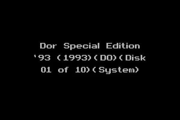Dor Special Edition '93 (1993)(DO)(Disk 01 of 10)(System)