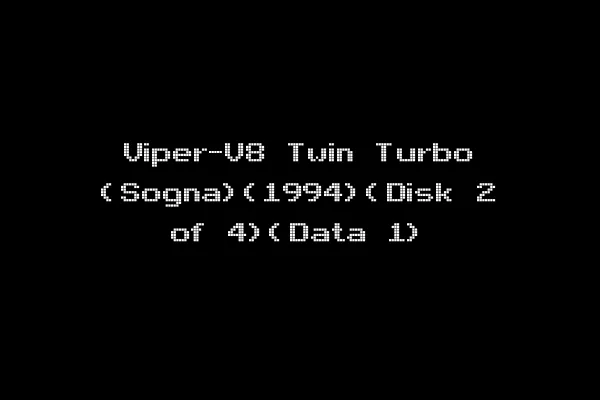 Viper-V8 Twin Turbo (Sogna)(1994)(Disk 2 of 4)(Data 1)