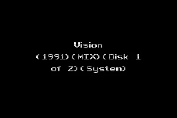 Vision (1991)(MIX)(Disk 1 of 2)(System)
