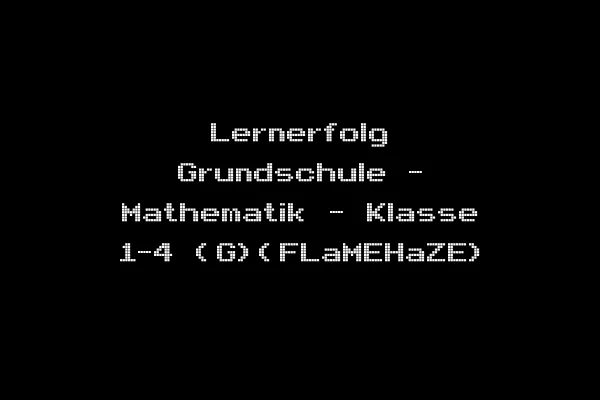 Lernerfolg Grundschule - Mathematik - Klasse 1-4 (G)(FLaMEHaZE)