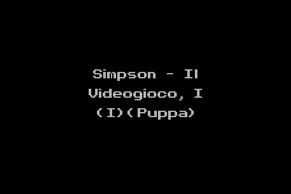 Simpson - Il Videogioco, I (I)(Puppa)