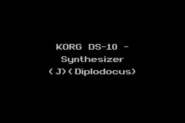 KORG DS-10 - Synthesizer (J)(Diplodocus)