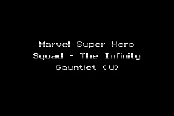 Marvel Super Hero Squad - The Infinity Gauntlet (U)