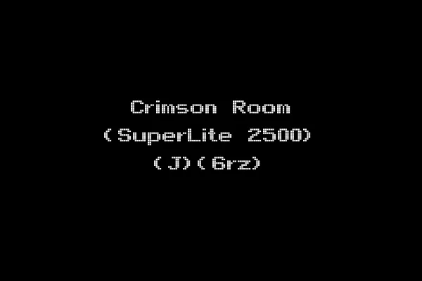 Crimson Room (SuperLite 2500) (J)(6rz)