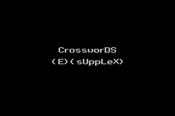 CrossworDS (E)(sUppLeX)