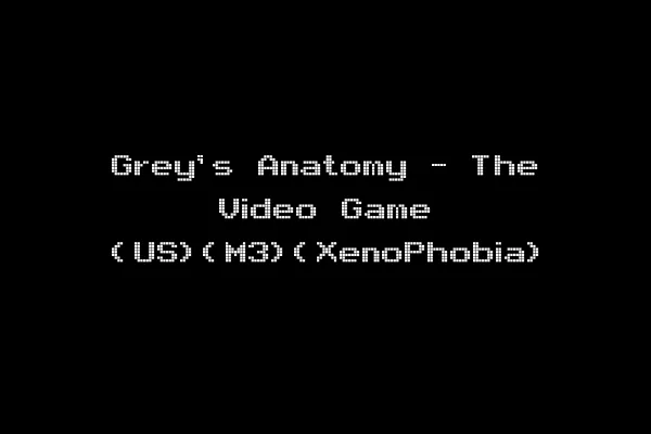 Grey's Anatomy - The Video Game (US)(M3)(XenoPhobia)