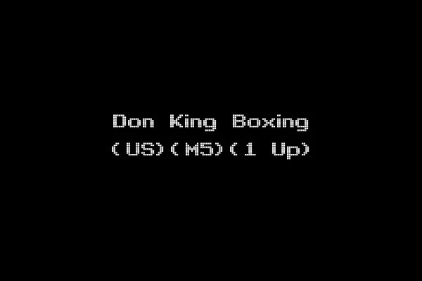 Don King Boxing (US)(M5)(1 Up)