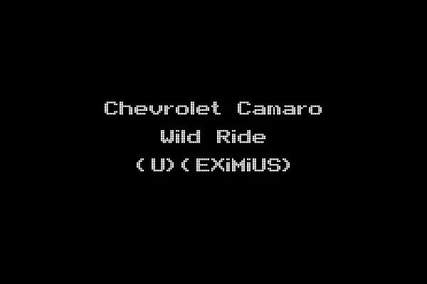 Chevrolet Camaro Wild Ride (U)(EXiMiUS)
