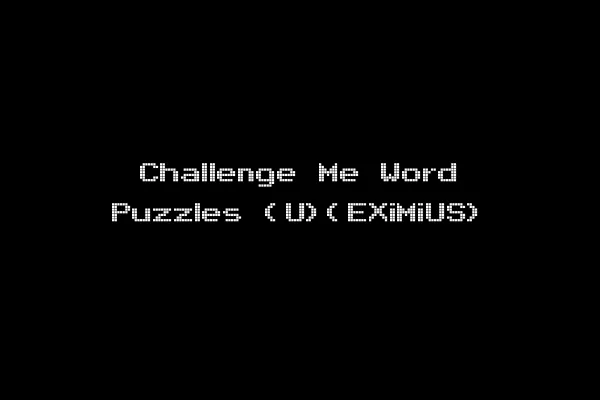 Challenge Me Word Puzzles (U)(EXiMiUS)