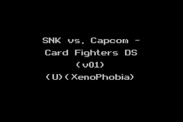SNK vs. Capcom - Card Fighters DS (v01) (U)(XenoPhobia)