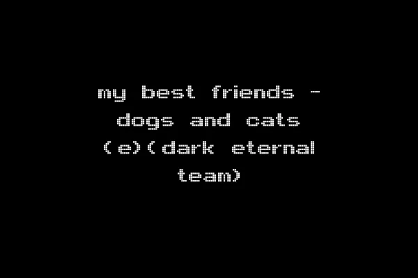my best friends - dogs and cats (e)(dark eternal team)