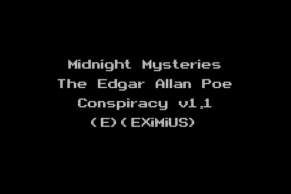 Midnight Mysteries The Edgar Allan Poe Conspiracy v1.1 (E)(EXiMiUS)
