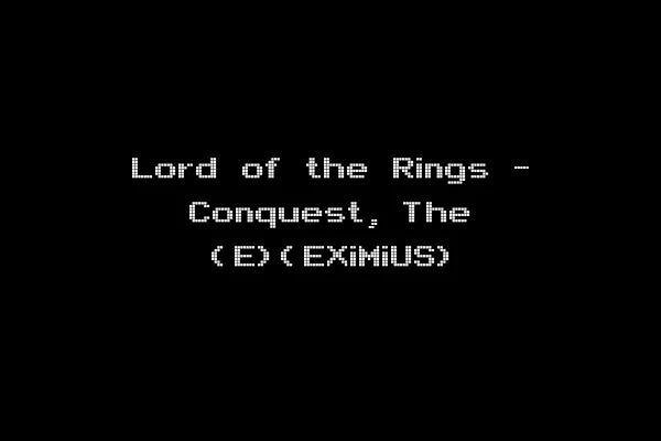 Lord of the Rings - Conquest, The (E)(EXiMiUS)