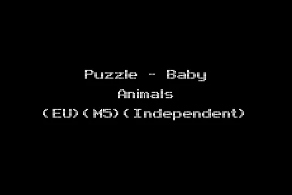 Puzzle - Baby Animals (EU)(M5)(Independent)