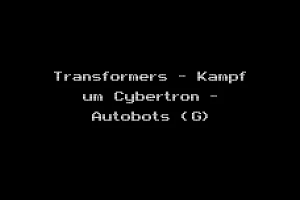 Transformers - Kampf um Cybertron - Autobots (G)