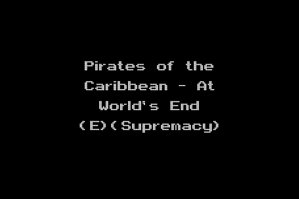 Pirates of the Caribbean - At World's End (E)(Supremacy)