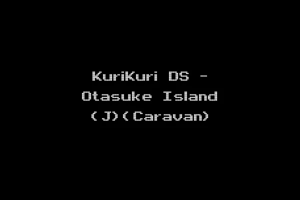 KuriKuri DS - Otasuke Island (J)(Caravan)