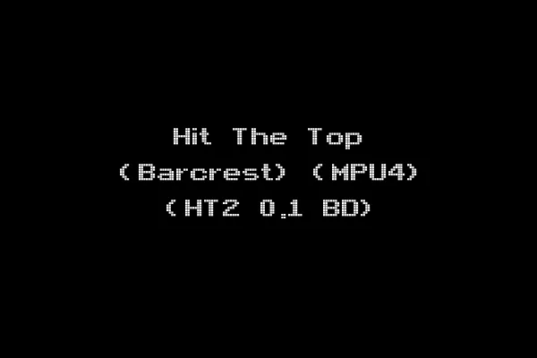 Hit The Top (Barcrest) (MPU4) (HT2 0.1 BD)