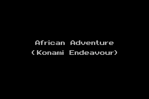 African Adventure (Konami Endeavour)