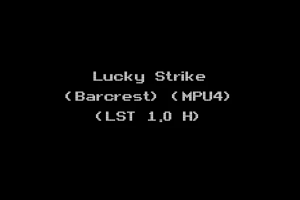 Lucky Strike (Barcrest) (MPU4) (LST 1.0 H)