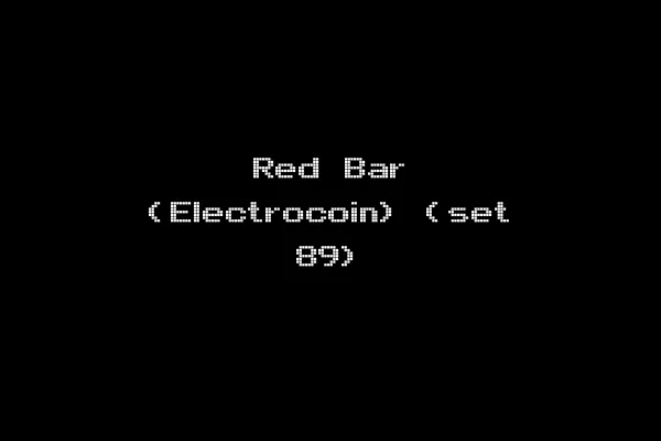 Red Bar (Electrocoin) (set 89)