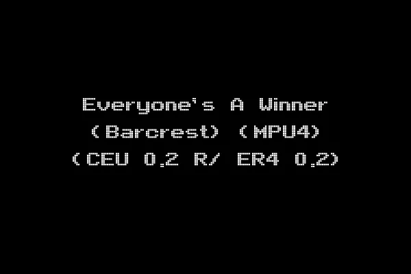 Everyone's A Winner (Barcrest) (MPU4) (CEU 0.2 R/ ER4 0.2)
