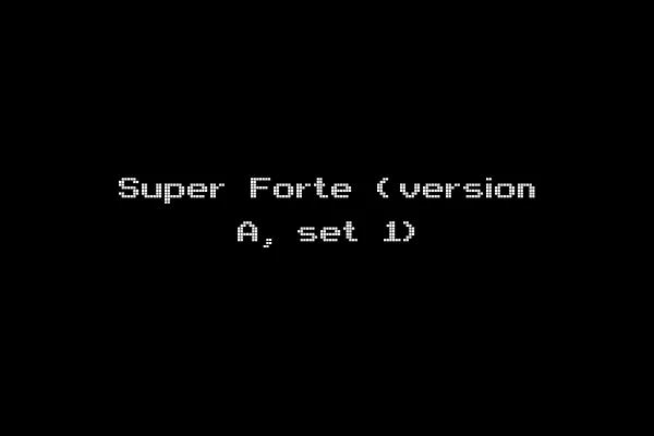 Super Forte (version A, set 1)