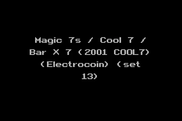 Magic 7s / Cool 7 / Bar X 7 (2001 COOL7) (Electrocoin) (set 13)