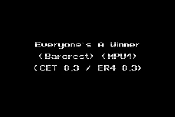 Everyone's A Winner (Barcrest) (MPU4) (CET 0.3 / ER4 0.3)