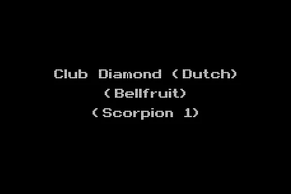 Club Diamond (Dutch) (Bellfruit) (Scorpion 1)