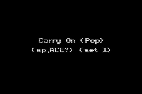 Carry On (Pcp) (sp.ACE?) (set 1)