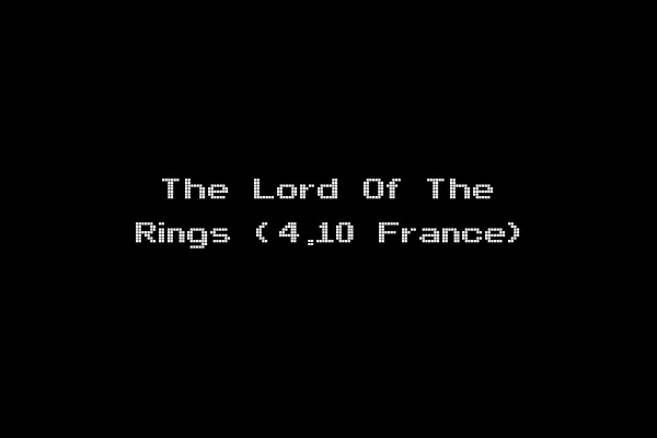 The Lord Of The Rings (4.10 France)