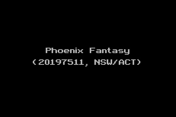 Phoenix Fantasy (20197511, NSW/ACT)